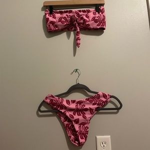 shein floral bikini